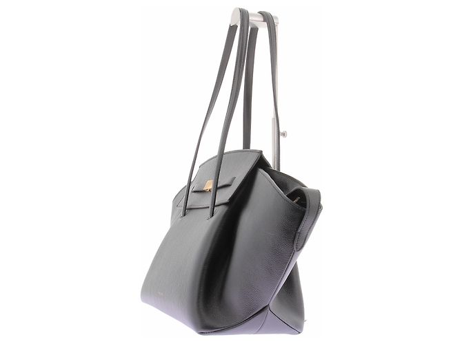 Autre Marque Borsa DEMELLIER The Brooklyn in pelle nera Nero - vista 5