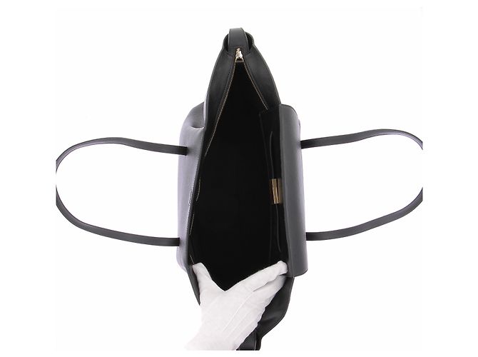 Autre Marque Borsa DEMELLIER The Brooklyn in pelle nera Nero - vista 6
