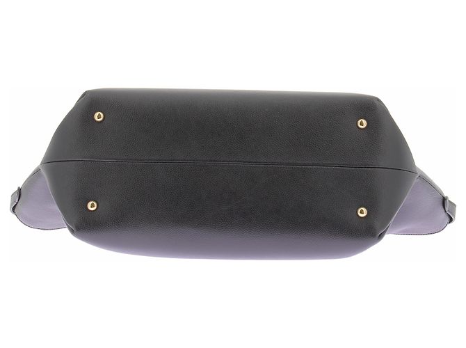 Autre Marque Borsa DEMELLIER The Brooklyn in pelle nera Nero - vista 7