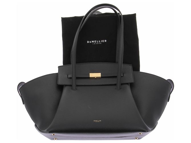 Autre Marque Borsa DEMELLIER The Brooklyn in pelle nera Nero - vista 8