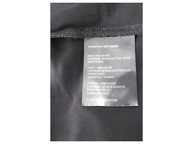 Autre Marque CHRISTOPHER ESBER Maxikleid Schwarz - Ansicht 8