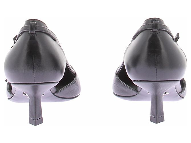 Décolleté Prada in pelle nera 39.5 Nero - vista 7