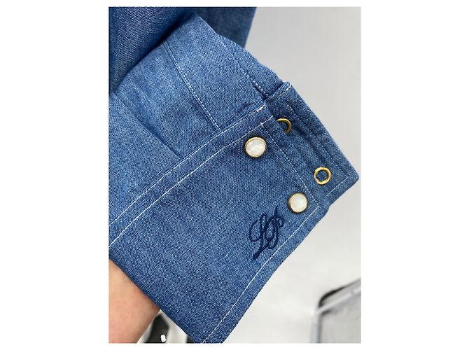 Loro Piana Camicia in cotone blu - vista 2