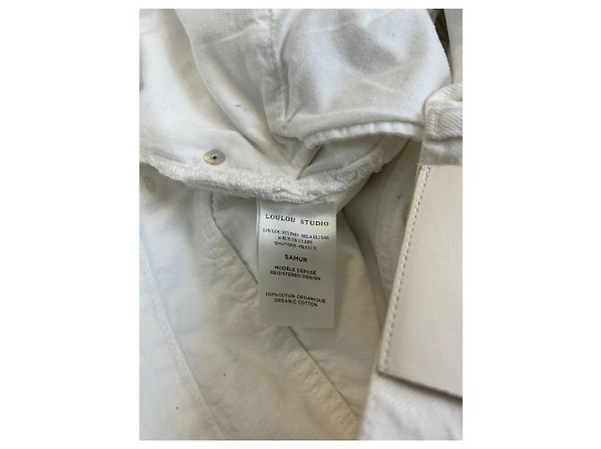 Autre Marque Vaqueros anchos blancos "Samur" - vista 4