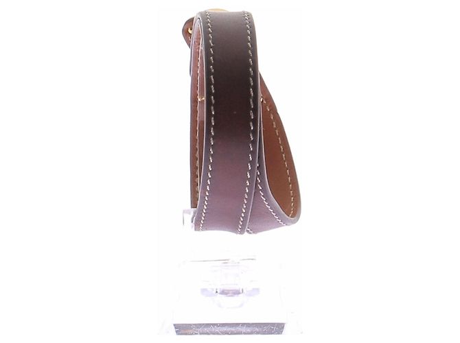 Hermès Brazalete marrón Kelly double Castaño - vista 3