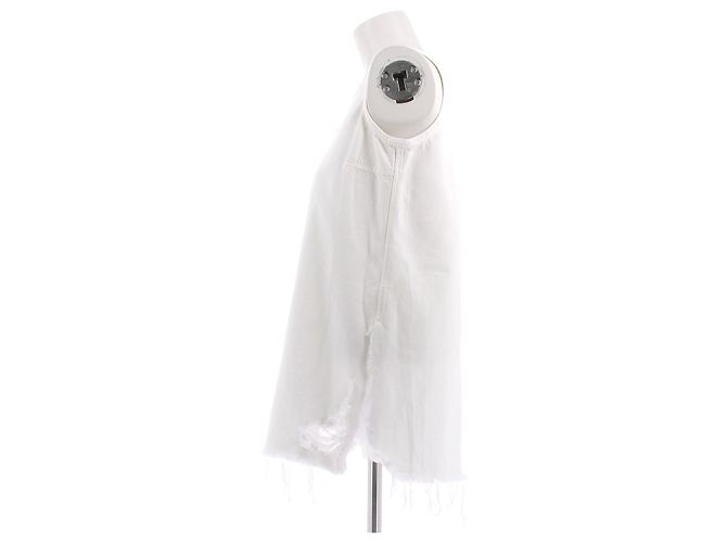 Autre Marque Camiseta blanca de algodón DARKPARK XS Blanco - vista 4
