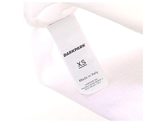 Autre Marque Camiseta blanca de algodón DARKPARK XS Blanco - vista 7