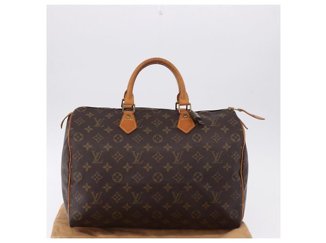 LOUIS VUITTON Monogram Speedy 35 Hand Bag M41524 LV - vista 12