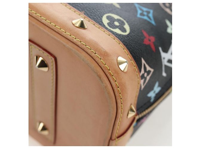 LOUIS VUITTON Monogram Multicolor Alma Hand Bag Black M92646 LV - vista 16