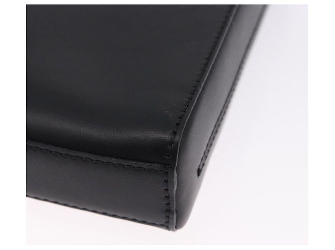 LOEWE Anagram Handtasche Leder Schwarz Silber - Ansicht 16