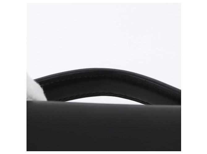 LOEWE Anagram Handtasche Leder Schwarz Silber - Ansicht 8
