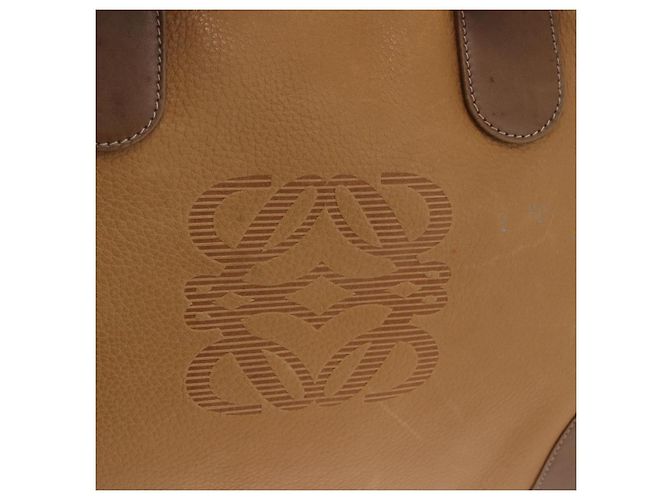 LOEWE Hand Bag Leather Beige Gold - vista 18