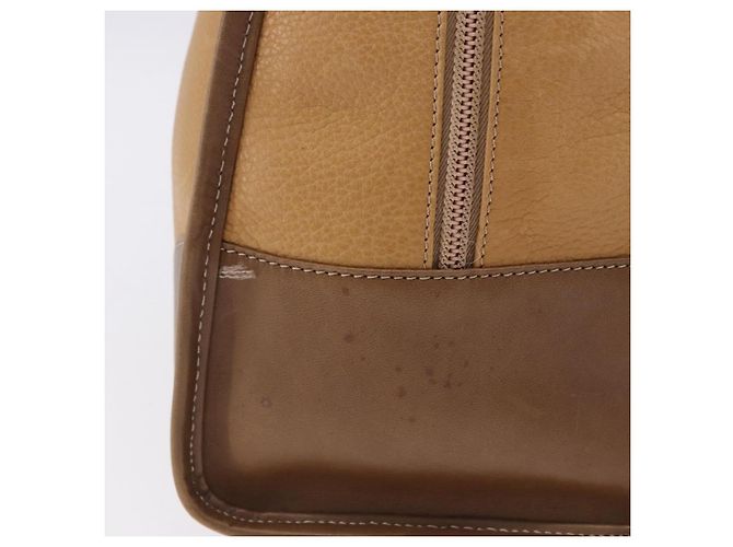 LOEWE Hand Bag Leather Beige Gold - vista 4