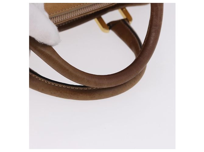 LOEWE Hand Bag Leather Beige Gold - vista 8