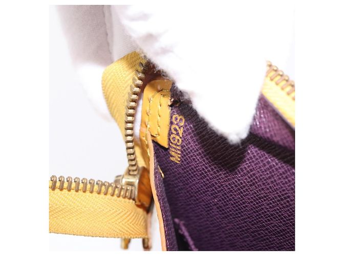 LOUIS VUITTON Epi Sac Triangle Hand Bag Yellow M52099 LV - vista 12