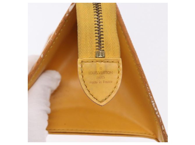 LOUIS VUITTON Epi Sac Triangle Hand Bag Yellow M52099 LV - vista 17