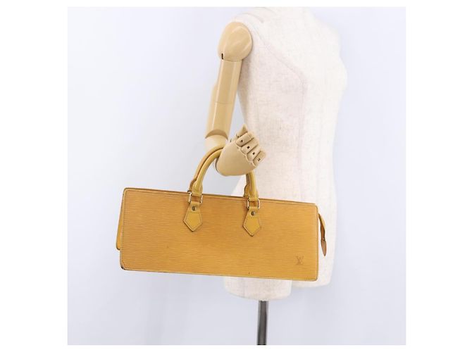 LOUIS VUITTON Epi Sac Triangle Hand Bag Yellow M52099 LV - vista 21