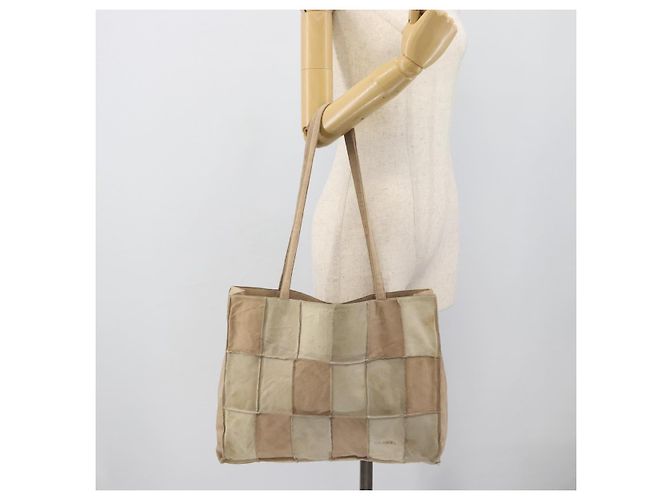 CHANEL Tote Bag Suede Beige CC - Ansicht 21