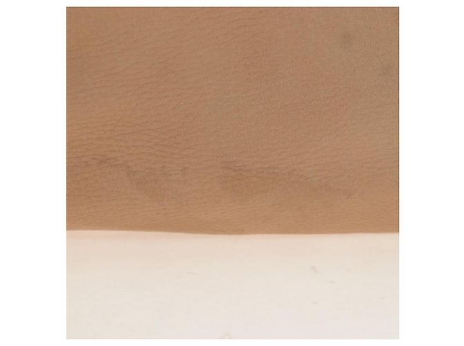 PRADA Tote Bag Leather Beige Gold Tone - vista 3