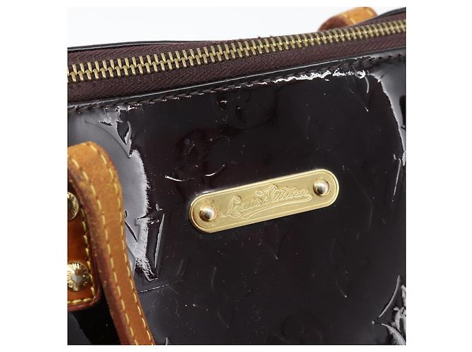 LOUIS VUITTON Monogram Vernis Bellevue GM Tote Bag Amarante M93589 - vista 15