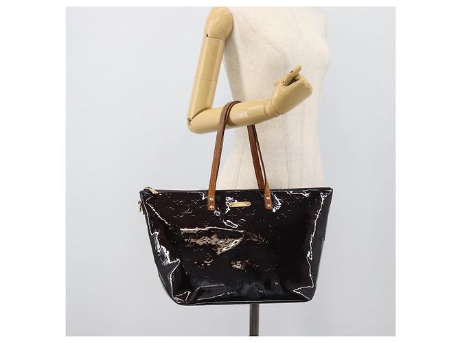 LOUIS VUITTON Monogram Vernis Bellevue GM Tote Bag Amarante M93589 - vista 22
