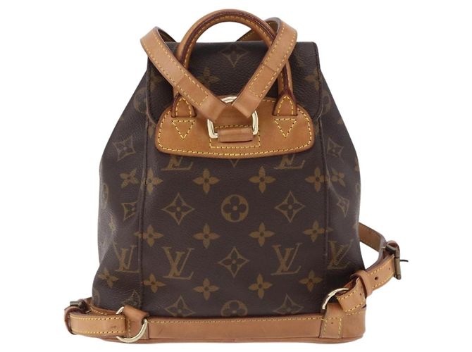 LOUIS VUITTON Monogram Montsouris PM Backpack M51137 LV - vista 3