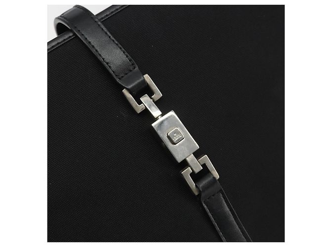 GUCCI Jackie Hand Bag Canvas Black Silver 002 1065 - vista 15