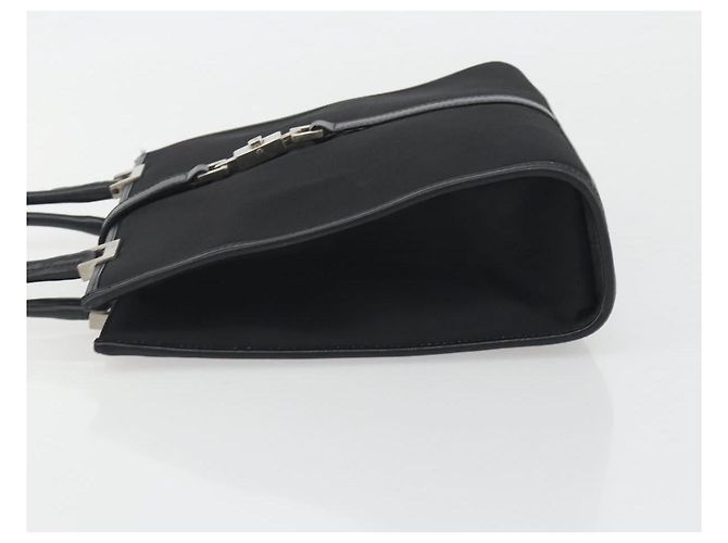 GUCCI Jackie Hand Bag Canvas Black Silver 002 1065 - vista 5