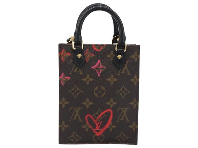 LOUIS VUITTON Monogram Fall in Love Petit Sac Plat Bag 2way M80839 - vista 3