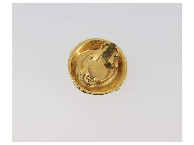 CHANEL Earring metal Gold CC - vista 3