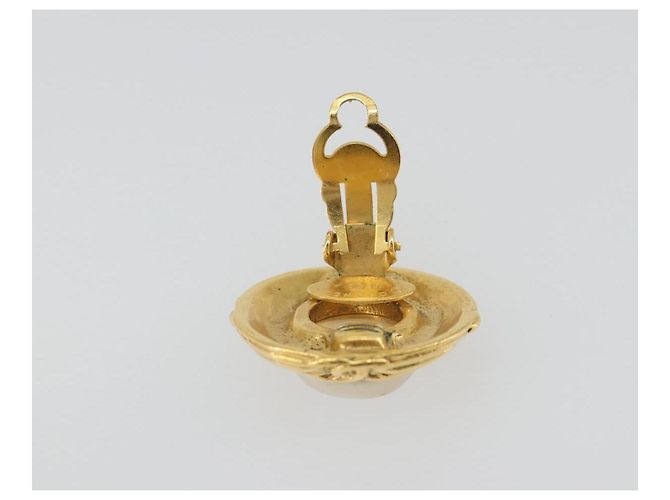 CHANEL Earring metal Gold CC - vista 9