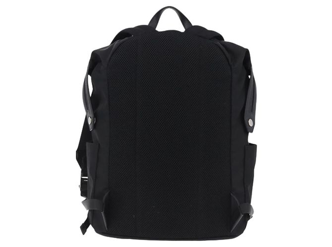 FENDI Mochila Nylon Black Silver - vista 3