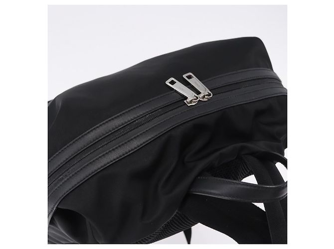FENDI Mochila Nylon Black Silver - vista 6