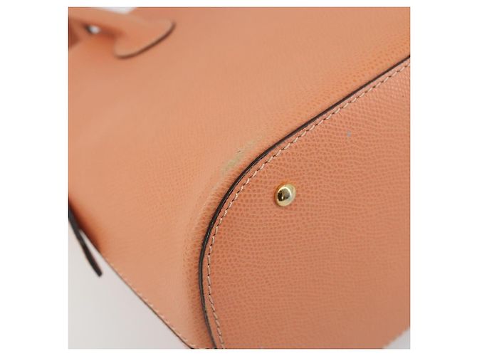 Céline CELINE Hand Bag Leather 2way Orange Gold Tone - vista 13