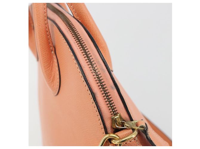 Céline CELINE Hand Bag Leather 2way Orange Gold Tone - vista 17