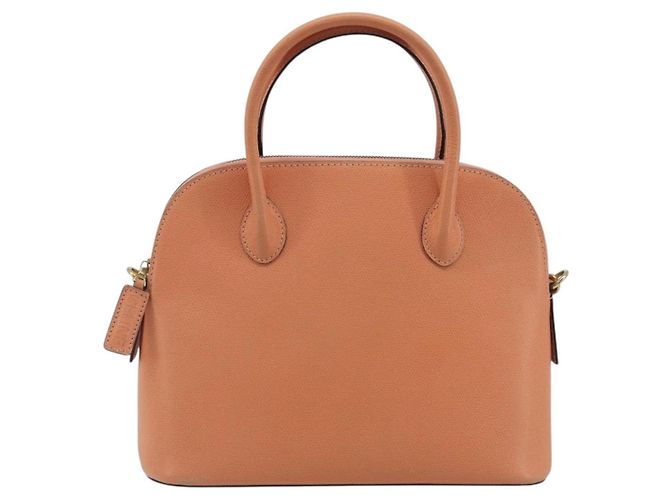 Céline CELINE Hand Bag Leather 2way Orange Gold Tone - vista 2