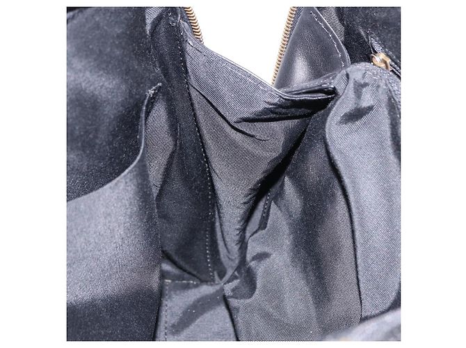 CHANEL Wild Stitch Hand Bag Leder Schwarz CC - Ansicht 21