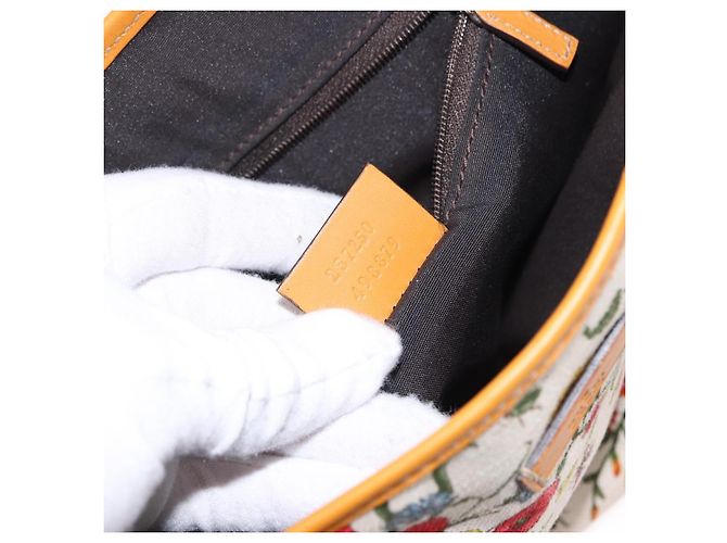 GUCCI Hand Bag Canvas Outlet Multicolor Gold 257250 - vista 21