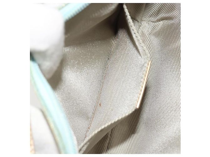 GUCCI GG Canvas Shoulder Bag Light Blue Gold 005 0813 - vista 19