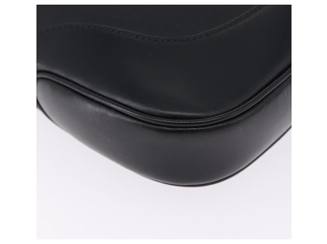 GUCCI Jackie Shoulder Bag Leather Black Silver 001 3306 2684 - vista 10
