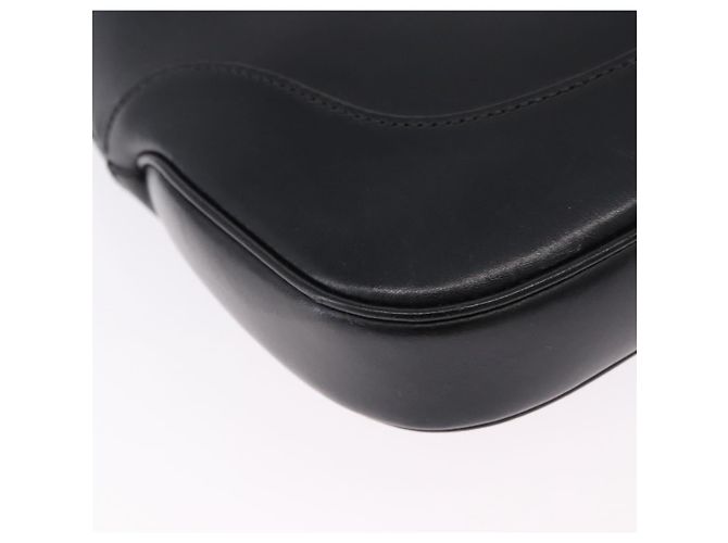 GUCCI Jackie Shoulder Bag Leather Black Silver 001 3306 2684 - vista 12