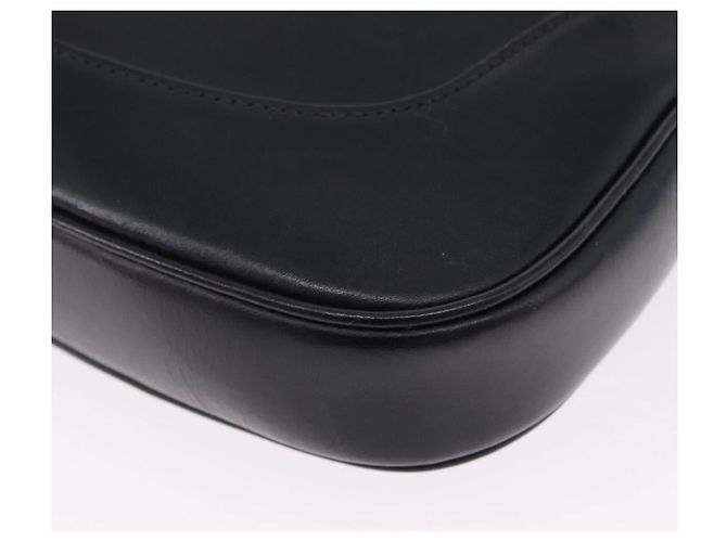 GUCCI Jackie Shoulder Bag Leather Black Silver 001 3306 2684 - vista 13