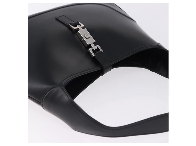 GUCCI Jackie Shoulder Bag Leather Black Silver 001 3306 2684 - vista 6
