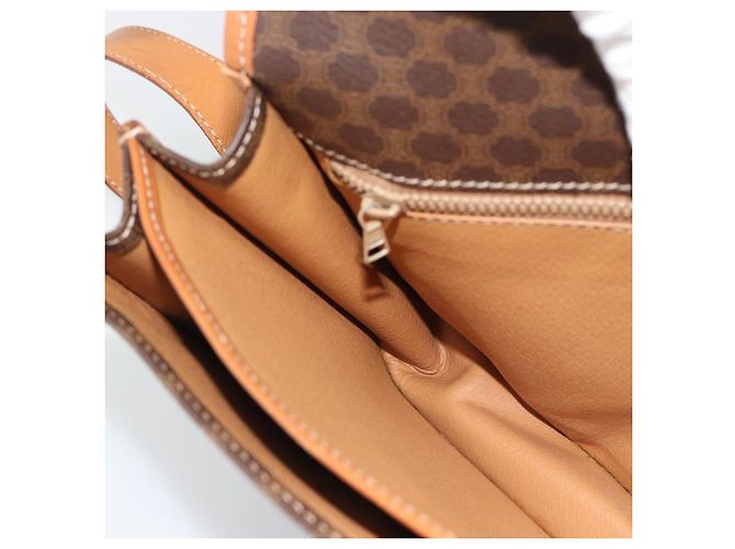 Céline CELINE Macadam Shoulder Bag PVC Leather Brown Gold Tone - vista 19