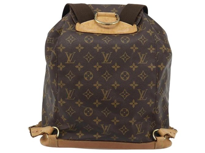 LOUIS VUITTON Monogram Montsouris GM Backpack M51135 LV - vista 3