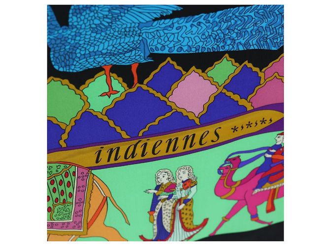 Hermès HERMES Scarf  fantaisies indiennes  Silk Multicolor - vista 13