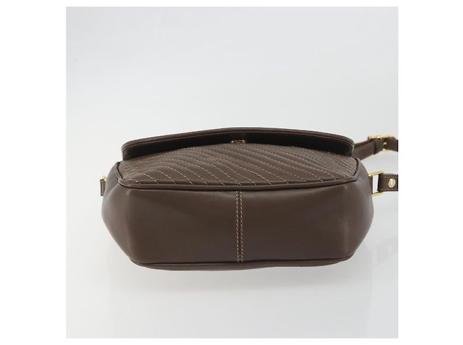 Céline CELINE Schultertasche Leder Braun Gold - Ansicht 9