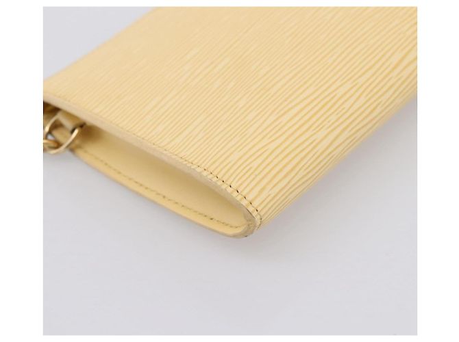 LOUIS VUITTON Epi Pochette Accessoires Pouch Vanilla M5294A LV - vista 11
