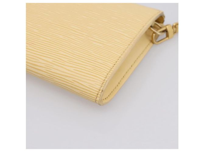 LOUIS VUITTON Epi Pochette Accessoires Pouch Vanilla M5294A LV - vista 12