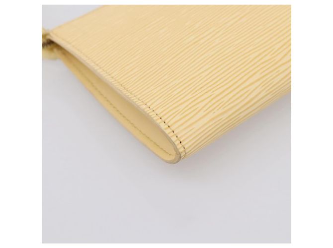 LOUIS VUITTON Epi Pochette Accessoires Pouch Vanilla M5294A LV - vista 13